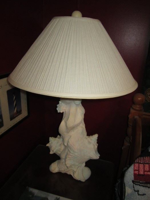 Sea shell lamps