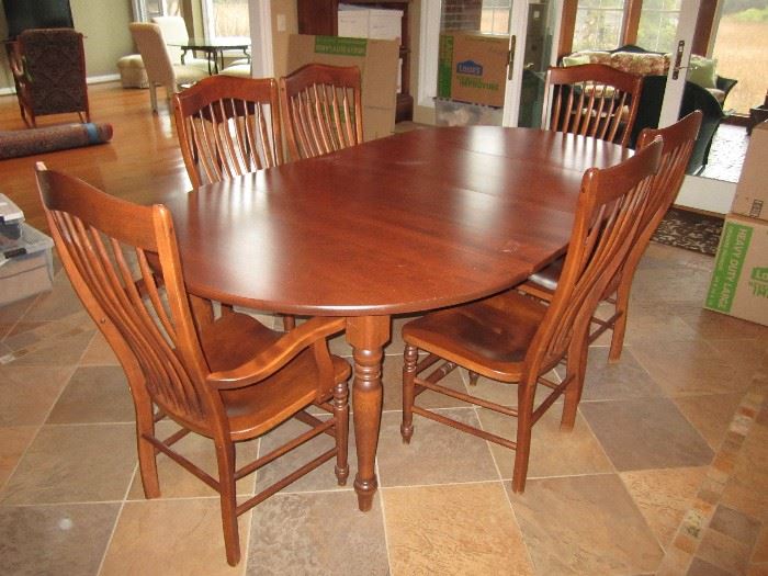 Nichols & Stone Cherry table and chairs