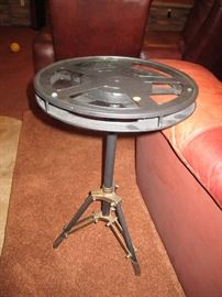 Movie reel side tables