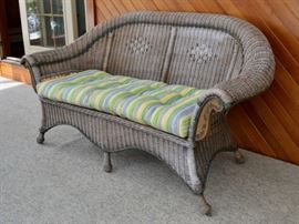 Wicker sofa