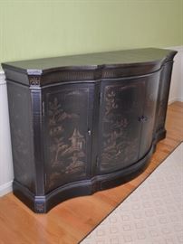 Ethan Allen chinoiserie cabinet