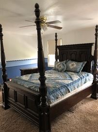 A.R.T Queen Bed with Canopy  https://www.ctbids.com/#!/description/share/17422