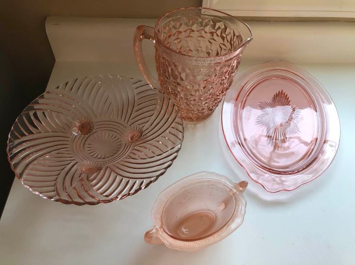 Pink Depression Glass  https://www.ctbids.com/#!/description/share/17380