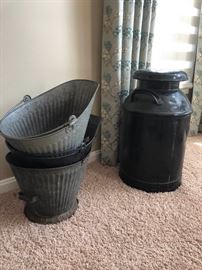 Antique Milk Jug and Coal buckets   https://www.ctbids.com/#!/description/share/17381