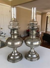 Antique Rayo Nickel Plated oil lanterns Complete (1905)   https://www.ctbids.com/#!/description/share/17367