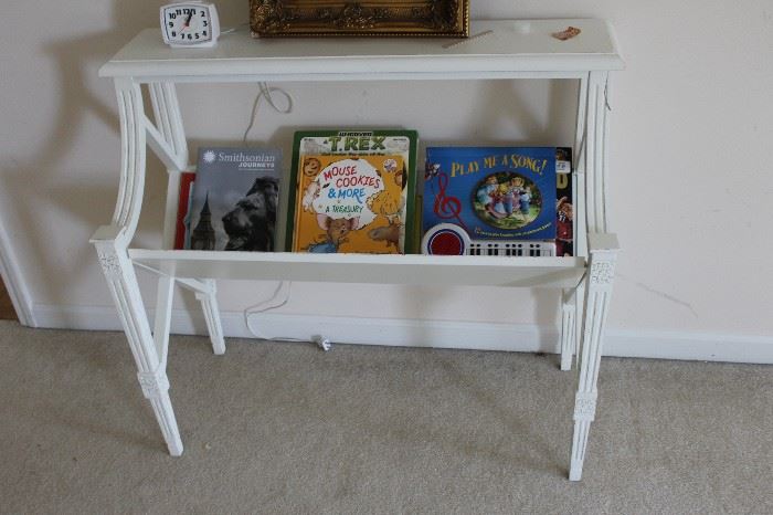 Painted book stand