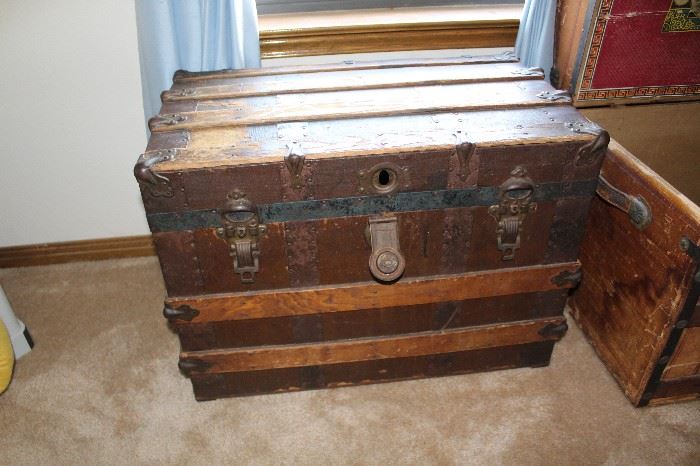 furniture antique trunk