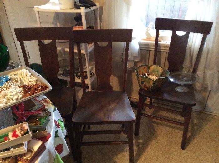 3antique chairs