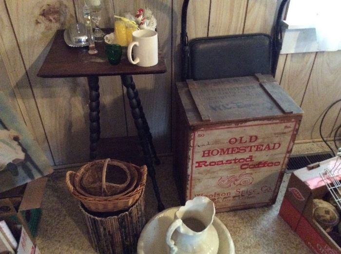 Antique coffee crate
