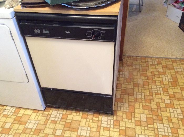 Working portable dishwasher