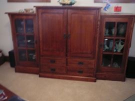 Great Mission Style Entertainment Center by Michael Vermillion (sold for over $3000 new)
