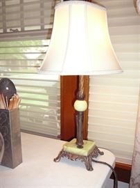antique art deco table lamp 
