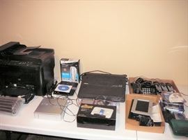 Computer printer - brother typewriter - modems - postage scale