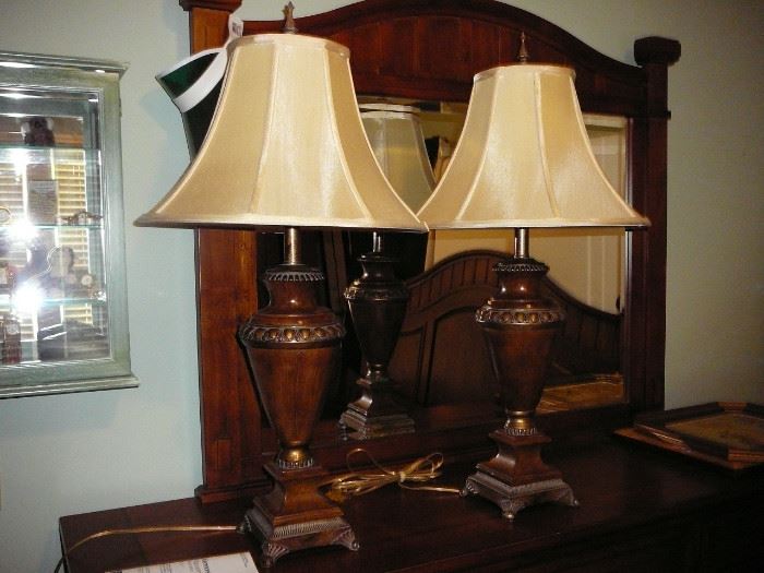nice pair bedroom lamps