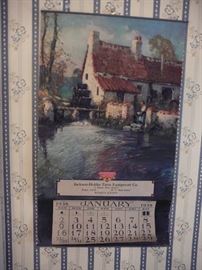 1938 International Harvester Calendar - Wichita