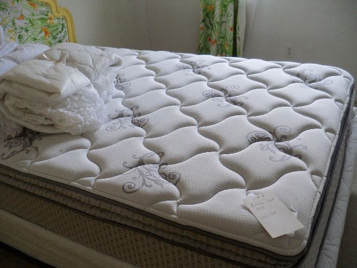 Like new full size mattress and box springs