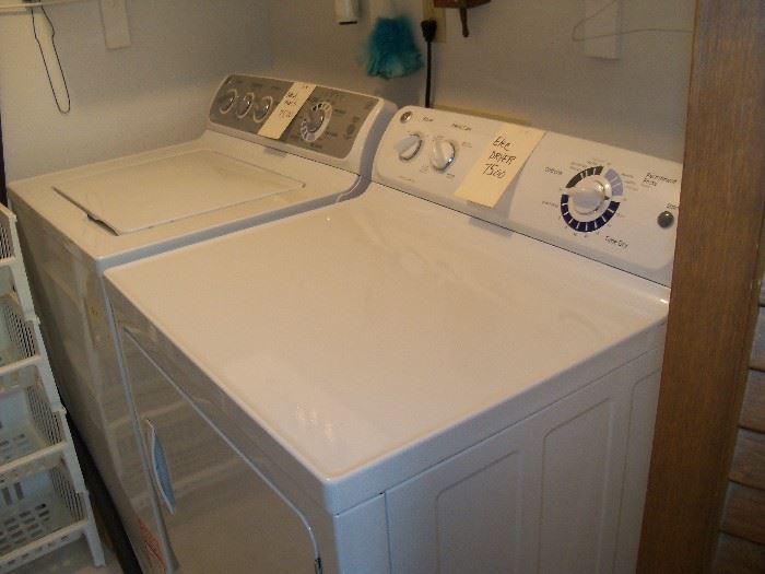 GE washer and dryer (electric)