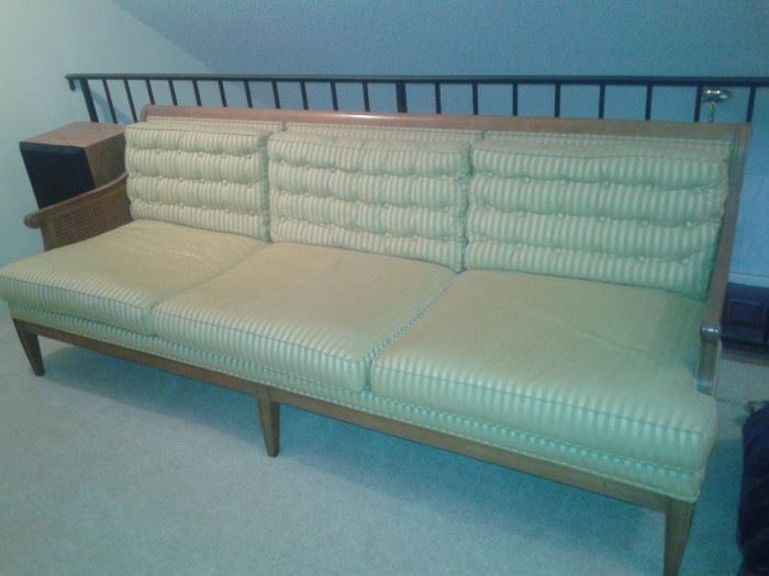 Vintage Cane Sofa