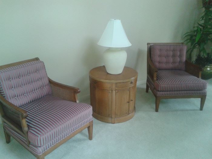 1963 drexel heritage accent chairs