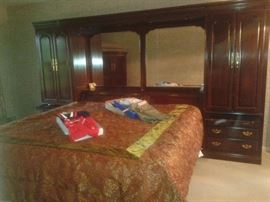 Thomasville King. Headboard is 3 pieces