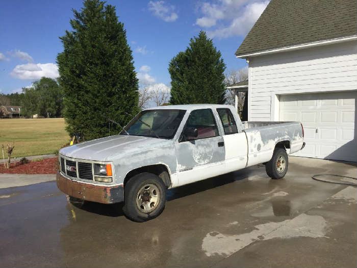 1989 GMC 3/4 ton extended cab work truck, burns no oil