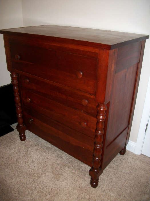 Antique Cherry 4 drawer chest