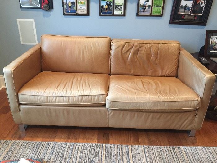 Ethan Allen High Grade Leather Sofa 