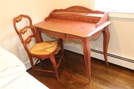 Hand Painted Desk and Chair