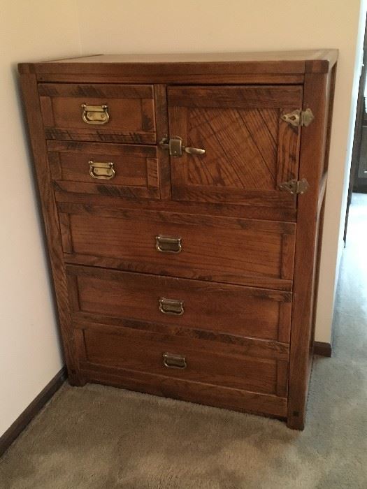 Interesting oak dresser