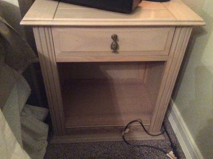 Side table to retro bedroom set