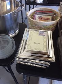 Silver plate picture frames