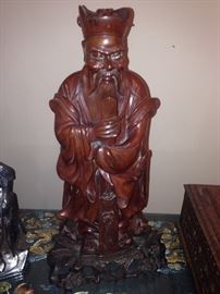 Carved Oriental Figure