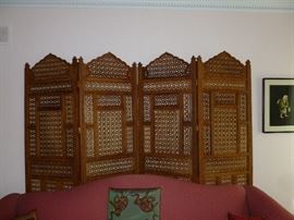 Asian 4-Panel Screen