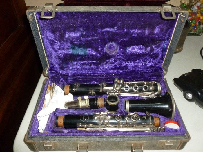 Clarinet in case