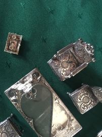 Set of Sterling Miniature furniture 