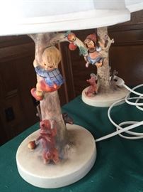 Or Hummel Lamps Apple Tree Boy and Girl