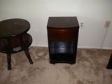 Nightstand circa 50's retro styling part of 4 piece bedroom set with mirror