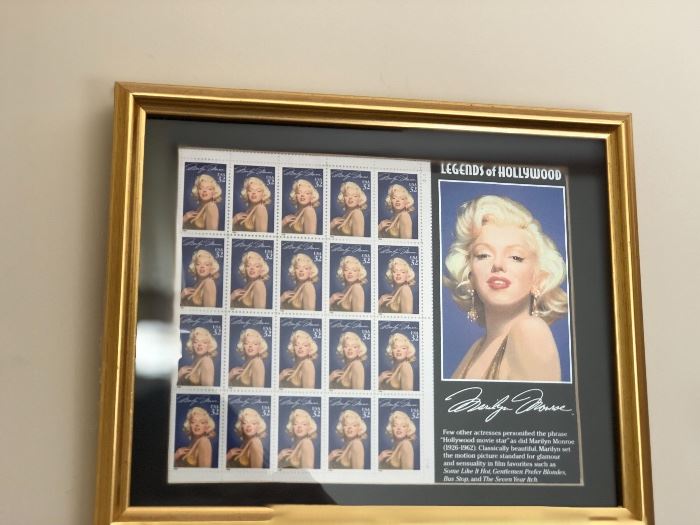Stamp collection of Marilyn Monroe