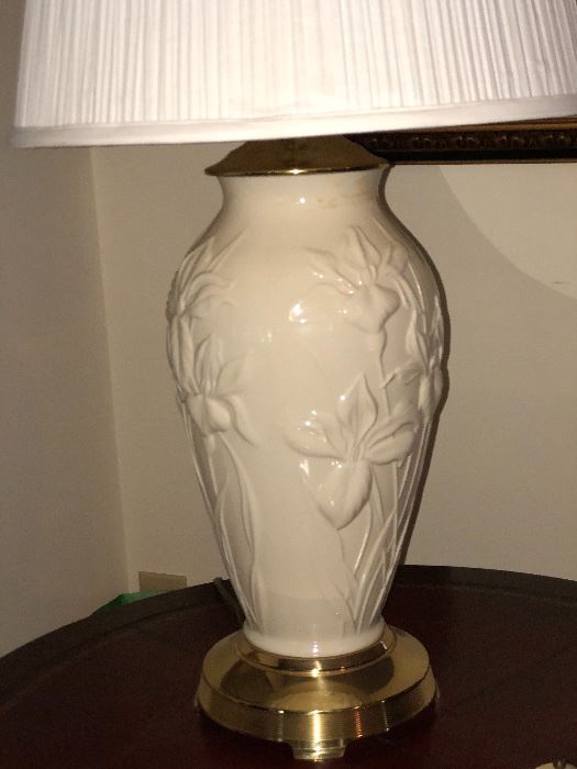 Lenox porcelain lamp