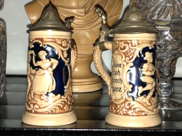 Numbered steins
