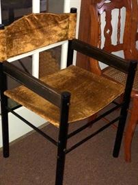 A pair of vintage club chairs