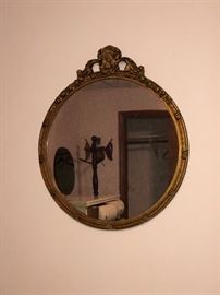 Vintage round mirror 