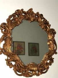 Ornate vintage mirror 
