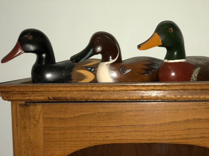 Wooden ducks 