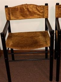 Wood club chairs 