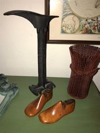 Cobbler's Stand & Shoe Forms