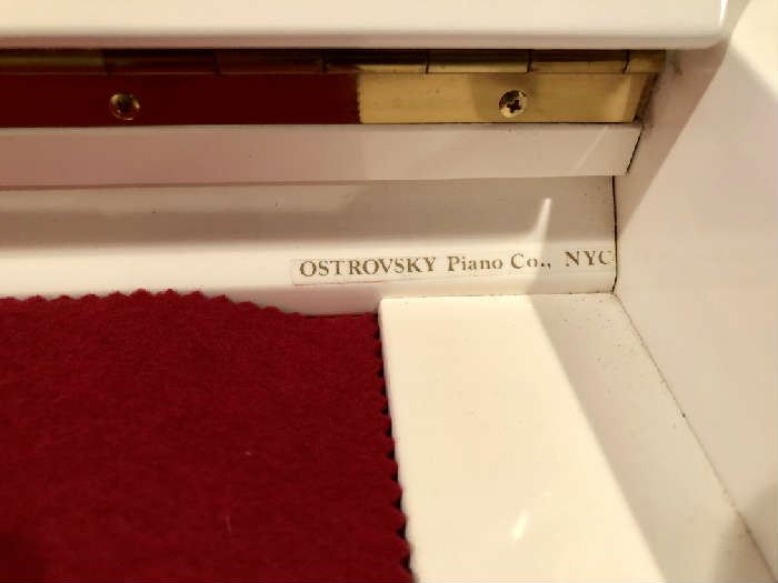 Bought New at Ostrovsky Piano Co., New York City