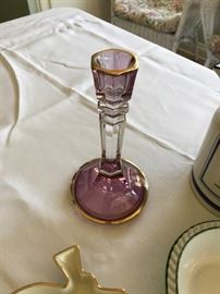 Depression Glass Candlestick