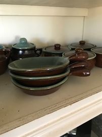 Brown Stoneware Set