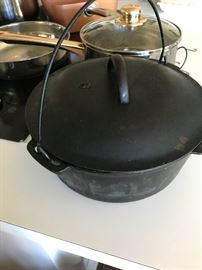 Old Cast Iron Dutch Oven
